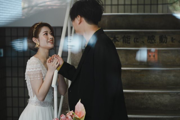 かすみ草ヘッドドレスブライダル花嫁　ブライダルアクセサリー　ウェディングアクセサリー　成人式　和装ヘア 