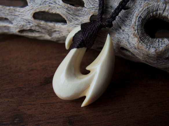 激レア 鯨歯のフィッシュフック ネックレス・ペンダント L CRAFT 通販