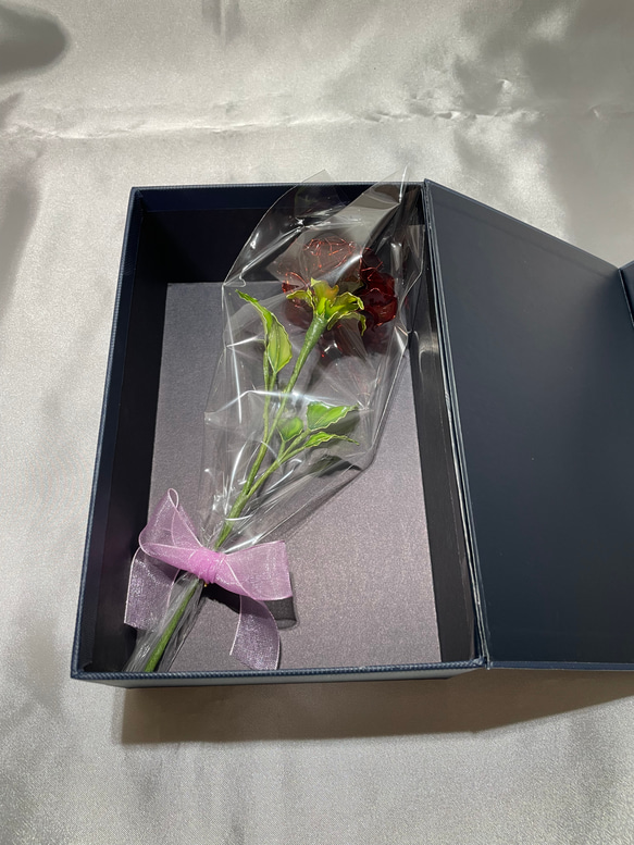 ミニミニサイズ　薔薇　〜ディップアート〜　アメリカンフラワー　薔薇の花 11枚目の画像