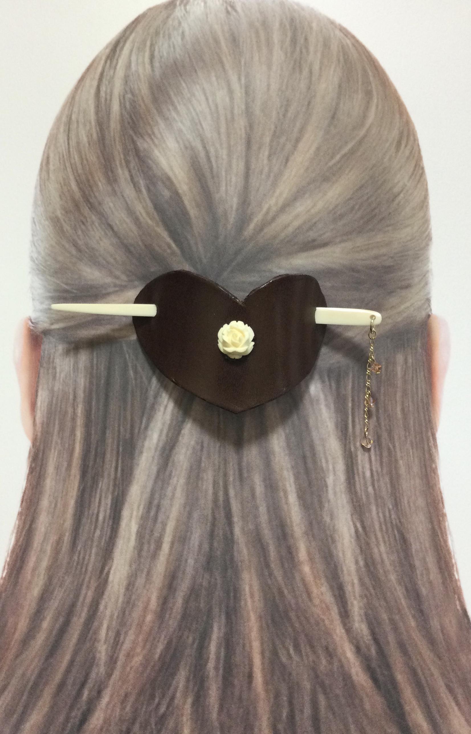 ☆本象牙＆栃木レザーマジェステ（G)ブラウン※