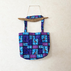 アフリカン　リバーシブルトートバッグ 3枚目の画像