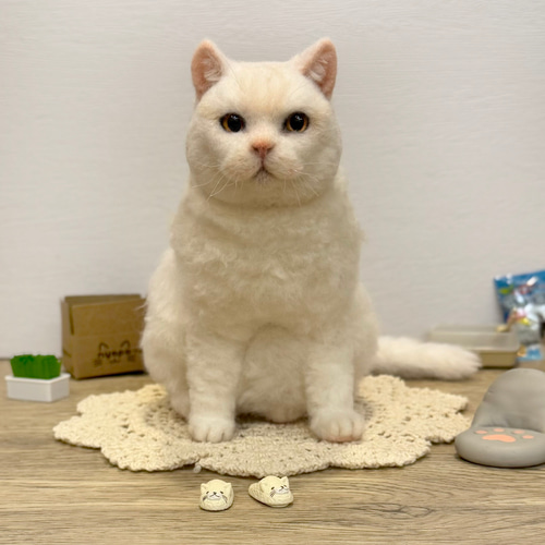 羊毛フェルト オーダーメイドペット 立体・オブジェ 茶薄荷Teanip 通販