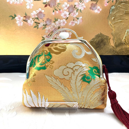 未使用 西陣織利休バッグ 鳳凰吉祥文様 和装バッグ 和装小物 楽天市場】西陣織 利休バッグ No.4 和装バッグ 和装小物 帯地