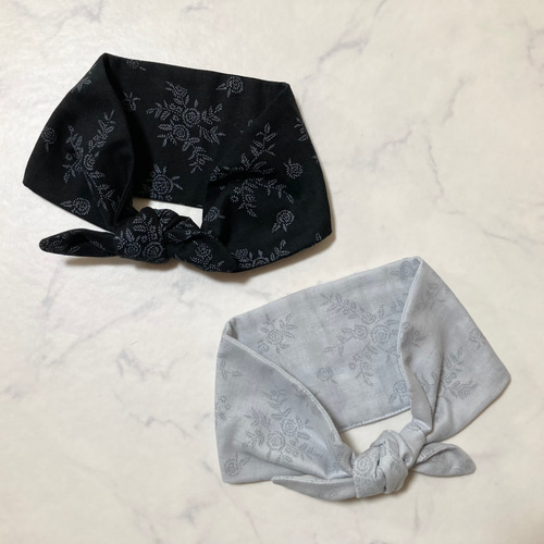 レースネッククーラー、ハンドメイド、モスグリーン、薔薇 レースネッククーラー、ハンドメイド、モスグリーン、薔薇