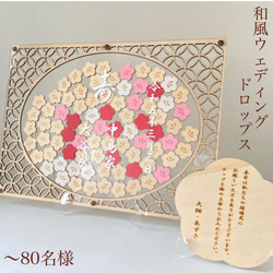 ゲスト参加型 80名様まで ウェディングドロップス 七宝 ウェディング