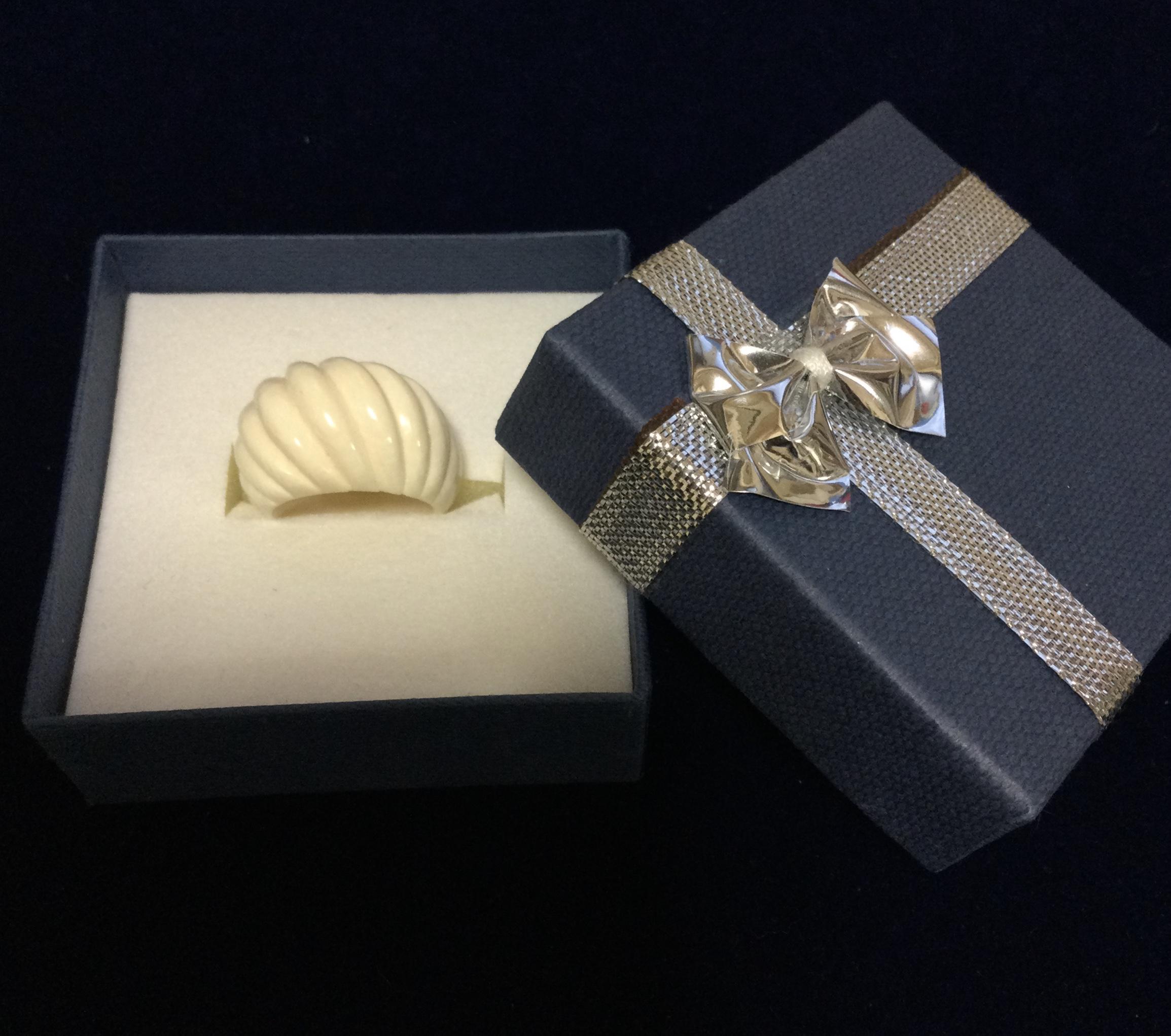 ☆本象牙指輪　12号　A-5※