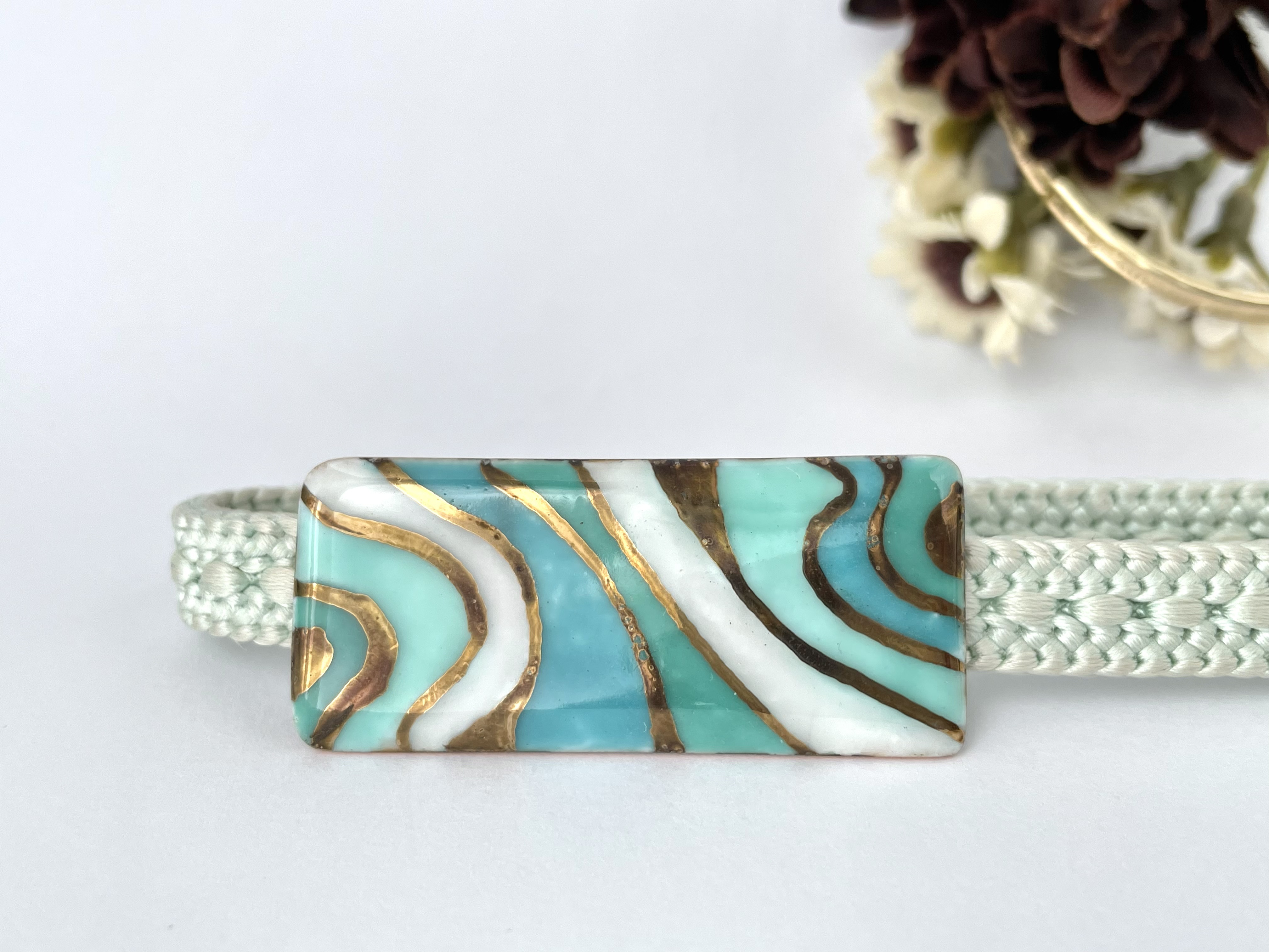 七宝焼き帯留め (686) 4,675円