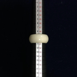 ☆本象牙指輪　10号 A-49※ 4枚目の画像