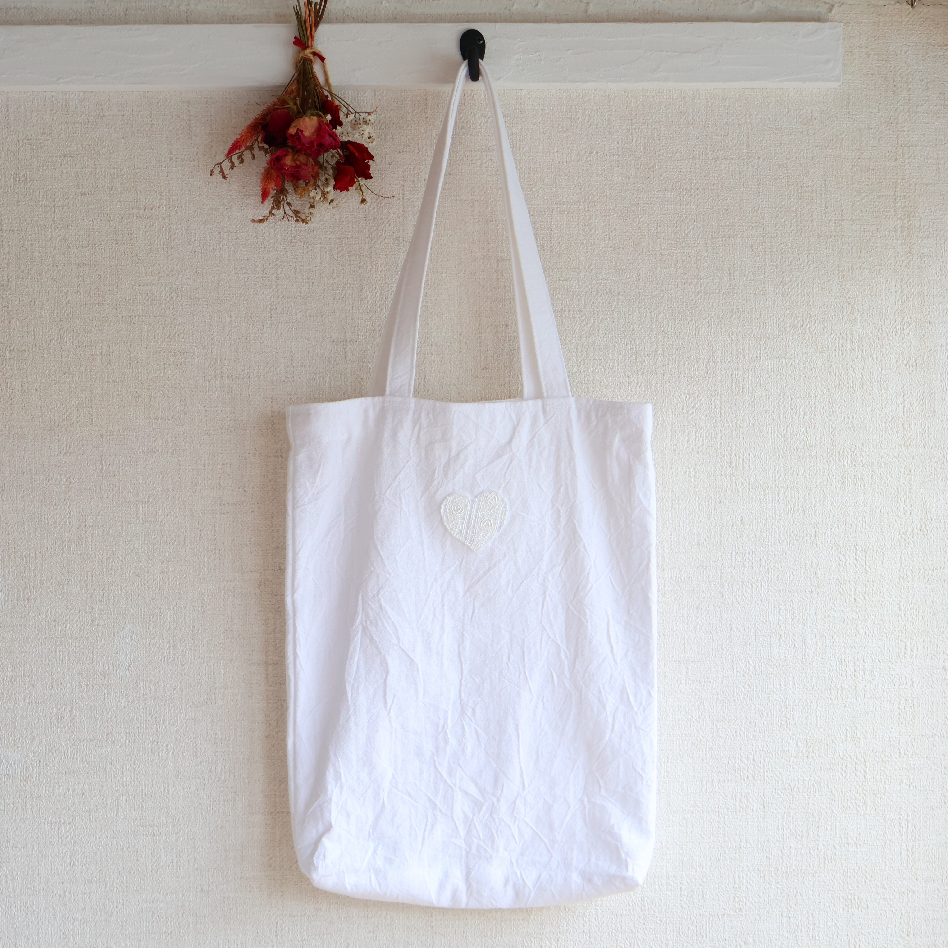 トートバッグ レース刺繍 エレガントレース L 1342-2 トートバッグ レース刺繍 エレガントレース L 1342-2 (トート