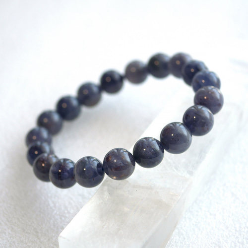 高品質ラリマー ブレスレット内径16〜16.5cm(8〜mmラウンド)