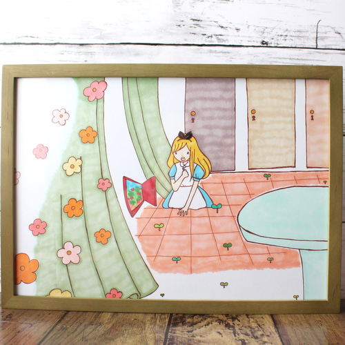 アリス コピック イラスト 創作イラスト 原画 不思議の国のアリス