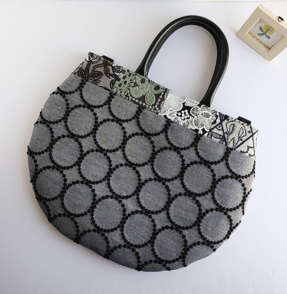 ミナペルホネン　春バッグ　peitto bag風　大きめ2way　タンバリン