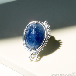 サファイア ブローチ / Blue Sapphire Brooch 2枚目の画像