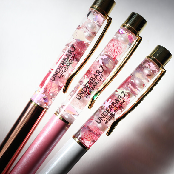 【ゆーゆ様専用】桜ピンクのハーバリウムボールペン　 10枚目の画像