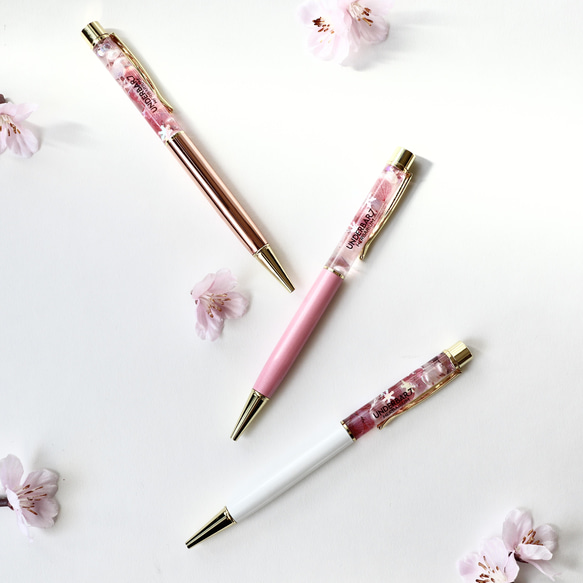 【ゆーゆ様専用】桜ピンクのハーバリウムボールペン　 7枚目の画像