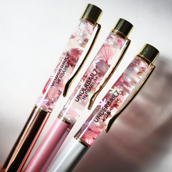 【ゆーゆ様専用】桜ピンクのハーバリウムボールペン　 6枚目の画像