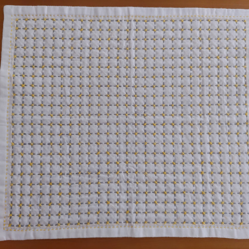 刺し子ふきん 【花枡】 その他インテリア雑貨 スミレネコ 通販