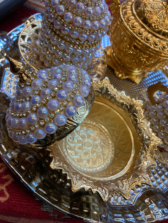 アラビアコーヒーセット　ゴールドパール・モデル 8枚目の画像