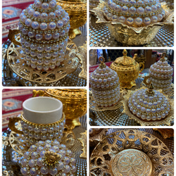 アラビアコーヒーセット　ゴールドパール・モデル 1枚目の画像