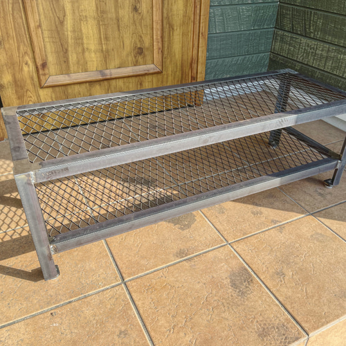 アイアン2弾ラック☆無骨☆インダストリアル☆カフェ☆美容院☆お洒落  