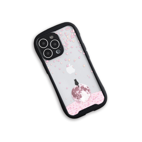 【黒桜】iPhone5シリーズまとめ売り 夜桜 - 和風 立体型 iPhoneケース / T007000K【iPhone全機種対応