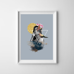 ☆Ａ１サイズ手描きART、グラフィックポスター 1_601732cfc78fcb994f5bb7785ae6