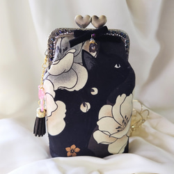 コヤンイサムチョン☆がま口☆便利サイズポーチ☆ハンドメイド がま口