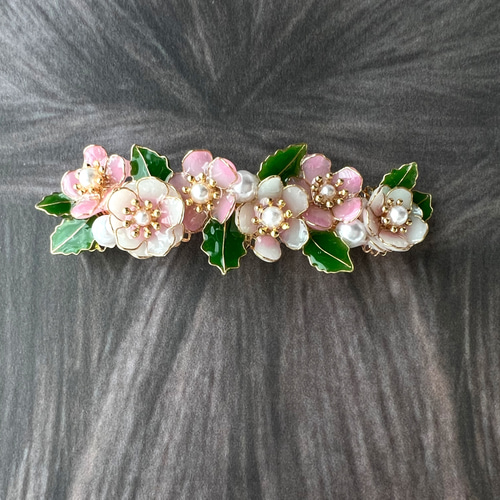 春告げる 桜の花のバレッタ バレッタ Kemko 通販 15675643 春告げる 桜の花のバレッタ バレッタ Kemko 通販 15675643