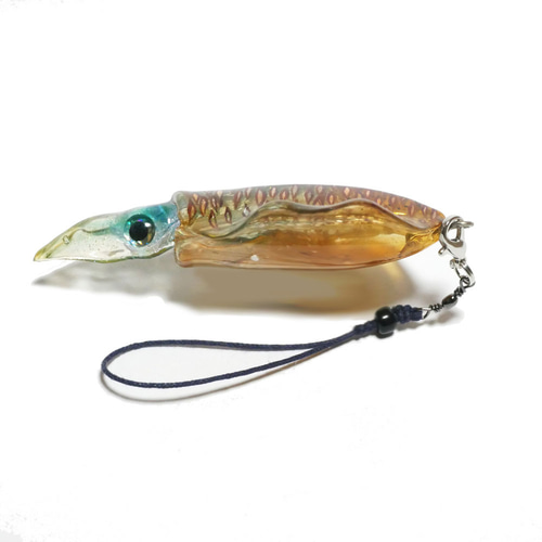 アオリイカのストラップ 立体・オブジェ -kozakanaya- 通販 15675729