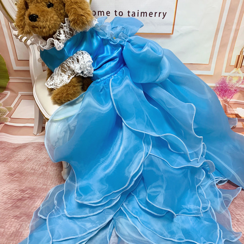 ヴィンテージドレス、ネコちゃんベスト２点おまとめです 犬猫うさちゃん 大切な日にはスペシャルなドレスを♡シンデレラ