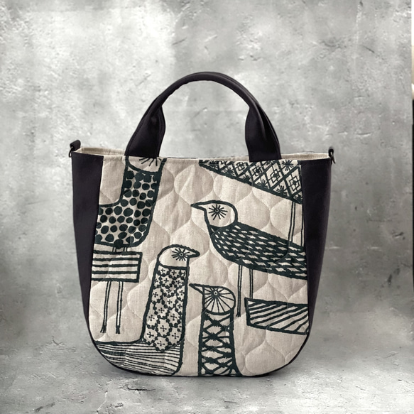 ⚮̈ミナペルホネン minglingキルティング まるっこトートL トート  