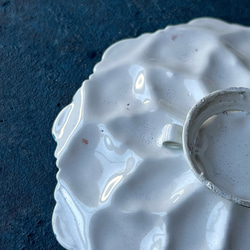 ペルシャのエナメル皿　ジュエリートレイ　飾り皿　Φ11ｃｍ【ミーナーカーリー023】 4枚目の画像