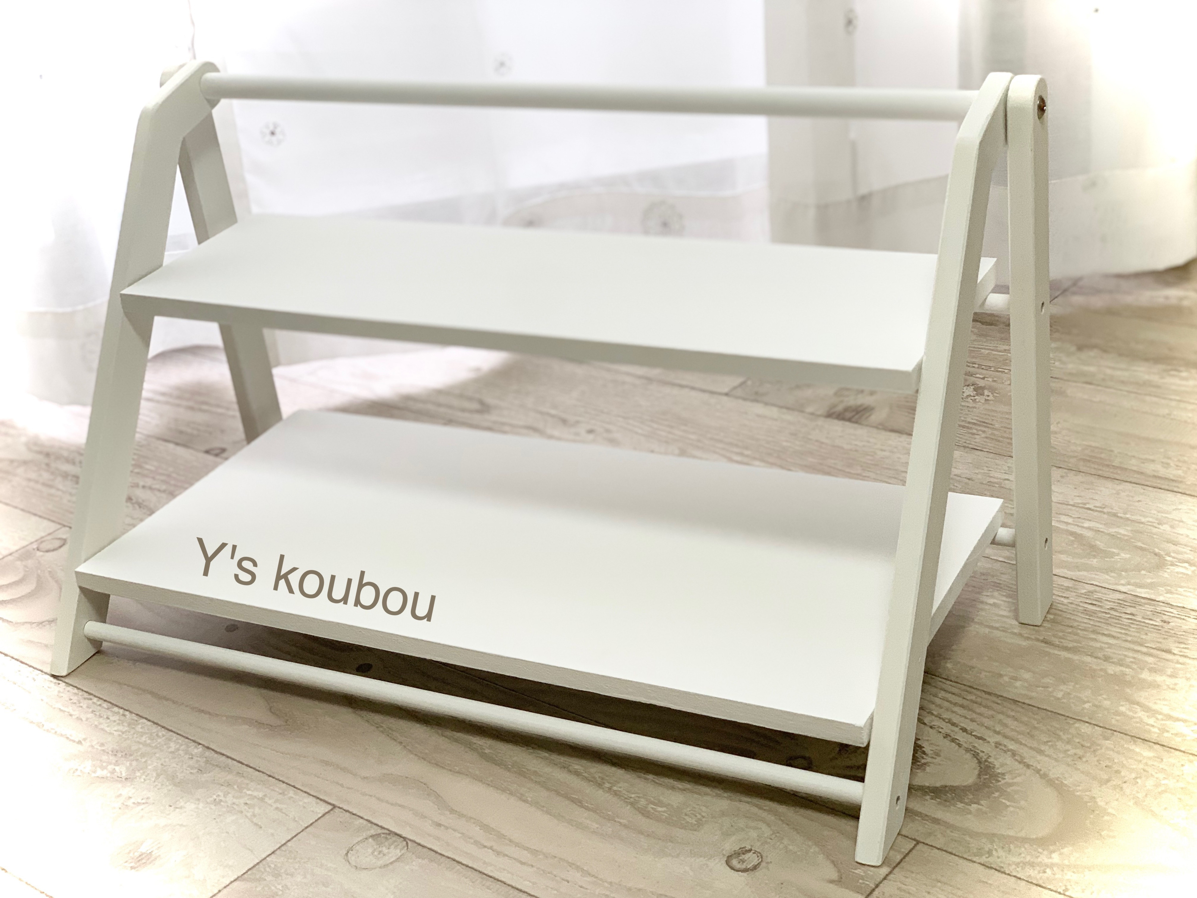 かずくん様専用 オーダーメイド アイアン 本棚 ホワイト かずくん様専用 オーダーメイド アイアン 本棚 ホワイト
