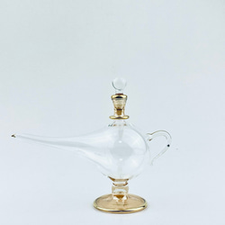 【W000】アラジンランプ - Aladdin Lamp (Lサイズ)- エジプシャングラス - ハーバリウム 用 6枚目の画像
