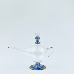 【W000】アラジンランプ - Aladdin Lamp (Lサイズ)- エジプシャングラス - ハーバリウム 用 2枚目の画像