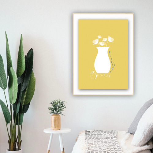 グラフィックデザイン・アートポスター good day / 花 植物 自然