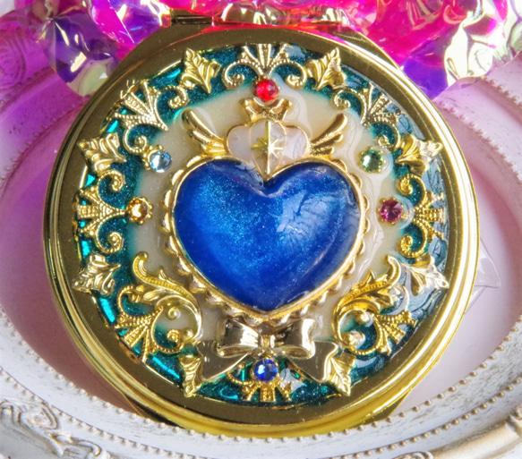 専用‼️ハンドメイド　魔法少女のコンパクトミラー③ 専用‼️ハンドメイド 魔法少女のコンパクトミラー③