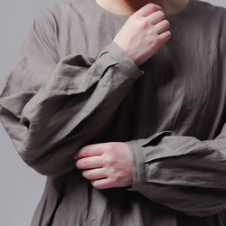 [wafu] 亞麻洋裝 大幅提升穿著價值的亞麻洋裝 / Chanezumi a001f-cnz1 第16張的照片