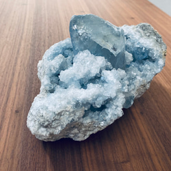 【ゲリラ値下げ！！】夫婦円満！セレスタイト(天青石)原石܀良品マダガスカル産 6枚目の画像