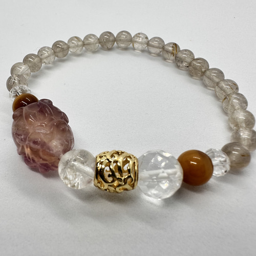 超美品　タイガーアイ　虎目石で作った龍亀(ロングイ)　天然石　風水　開運　龍　亀 タイガーアイ 龍亀 ロングイ A | ホシノカケラ STONE/AROMA/ART
