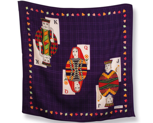 peel&lift トランプ柄 スカーフ トルコ製スカーフ <トランプ柄> スカーフ・バンダナ Levones 通販