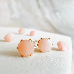 グレープアゲート パープル ピアス 【999】 ピアス（スタッド・一粒