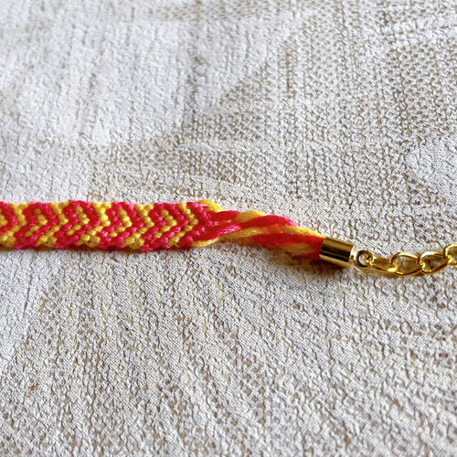 オーダーメイド』ミサンガ ハート柄 ブレスレット アンクレット