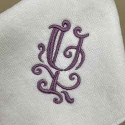 オーダー承ります】愛らしいすずらん刺繍テーブルクロス お色9色から