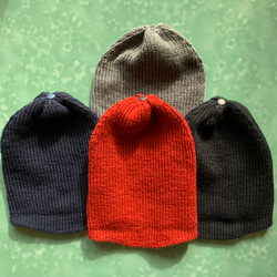 21st Century Squid man knit cap(赤/紺/灰/黒) 2枚目の画像