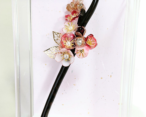 【ヒロ様】かのこ３点セット＋鶴梅②簪ヘアコーム ヒロ様】かのこ3点セット＋鶴梅②簪ヘアコーム ヒロ様】かのこ3