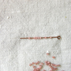 カットビーズ　アンティークローズ 2枚目の画像