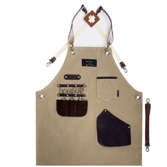 理容 美容エプロン 職人 シザーエプロン 作業エプロン デニムエプロン レザーエプロン かっこいい ショップエプロン ア SK1463926005(11275円)