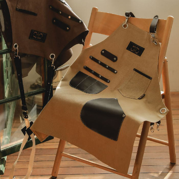 理容 美容エプロン 職人 シザーエプロン 作業エプロン デニムエプロン レザーエプロン かっこいい ショップエプロン ア SK1463926005(11275円)