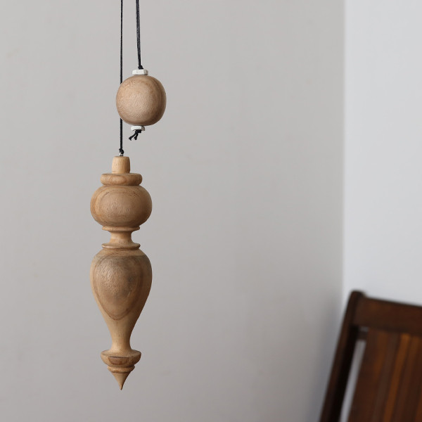 最終ＳＡＬＥ　Lサイズ　天然無垢ウッド香るモビール　木製ディフューザー　アロマウッド　W04A